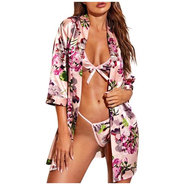 men's sleepwear robes lingerie bra set satin silk pajamas women nightdress underwear stanik 20july07, Black;brown
men's sleepwear robes lingerie bra set satin silk pajamas women nightdress underwear stanik 20july07, Black;brown