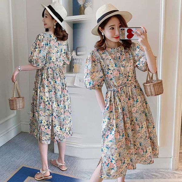 maternity dresses 8856# clothes summer short sleeve easy matching loose stylish floral dress for pregnant women mom, White
maternity dresses 8856# clothes summer short sleeve easy matching loose stylish floral dress for pregnant women mom, White