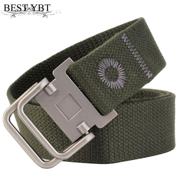 ybt belt fashion new alloy double ring buckle men canvas belt casual trend men and women sport cowboy, Black;brown
ybt belt fashion new alloy double ring buckle men canvas belt casual trend men and women sport cowboy, Black;brown