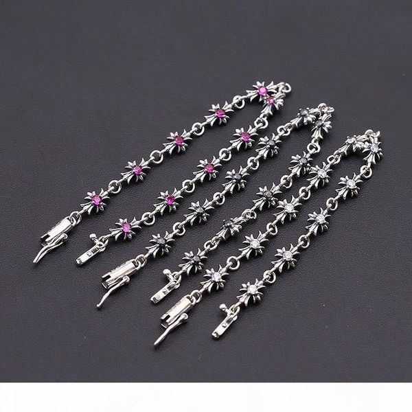 personaliz 925 sterling silver vintage jewelry antique silver classic american style hand-made designer crosses charm link women's brac, Golden;silver
personaliz 925 sterling silver vintage jewelry antique silver classic american style hand-made designer crosses charm link women's brac, Golden;silver