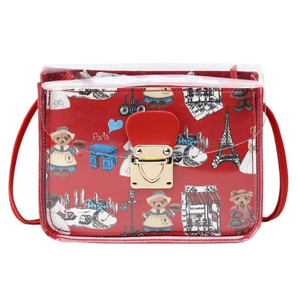 cute bear print small crossbody handbag for women 2020 clear sling shoulder bag tote casual transparent mini hand bag fashion
cute bear print small crossbody handbag for women 2020 clear sling shoulder bag tote casual transparent mini hand bag fashion