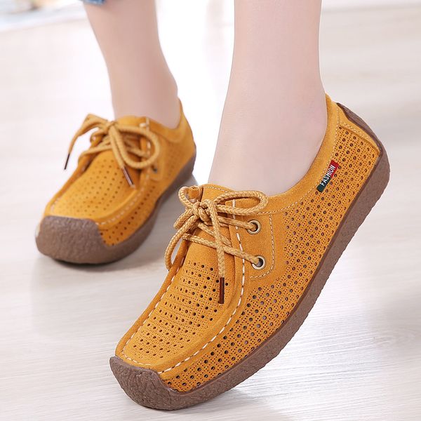 summer breathable women leather flats lace up cow suede urban sneakers fashion ladies shoes loafers korean style size 42, Black
summer breathable women leather flats lace up cow suede urban sneakers fashion ladies shoes loafers korean style size 42, Black