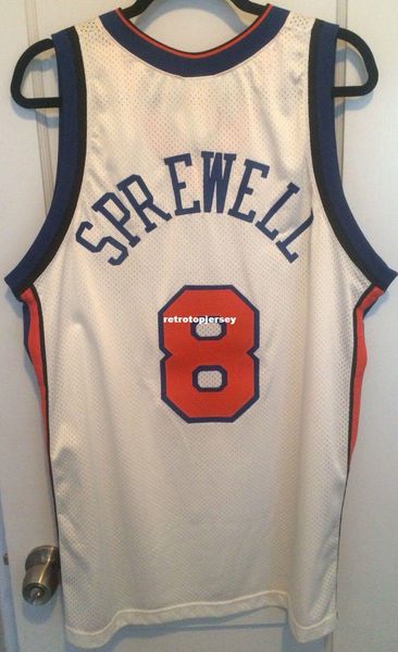 wholesale latrell sprewell jersey sewn ewing rb #8 t-shirt vest stitched basketball jerseys ncaa, Gray
wholesale latrell sprewell jersey sewn ewing rb #8 t-shirt vest stitched basketball jerseys ncaa, Gray