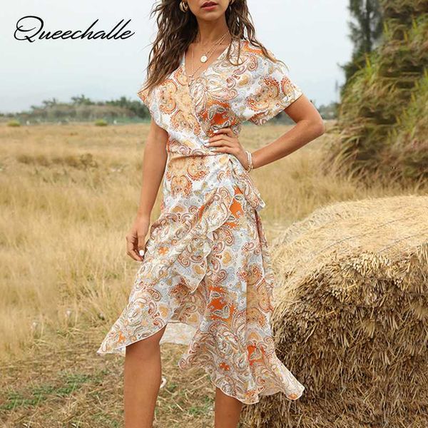 casual dresses floral print bohemian beach dress summer women chiffon ruffles wrap short sleeve v-neck split party, Black;gray
casual dresses floral print bohemian beach dress summer women chiffon ruffles wrap short sleeve v-neck split party, Black;gray