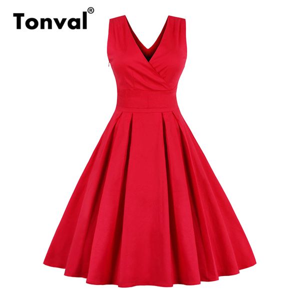 tonval красных плиссированные plain solid vintage платье женщина wrap v-образный вырез belted элегантной партия ретро хлопок летние платья, Black;gray
tonval красных плиссированные plain solid vintage платье женщина wrap v-образный вырез belted элегантной партия ретро хлопок летние платья, Black;gray
