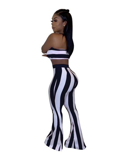 cross-border womens european and american wish candy-colored wrapped bell pants striped suit wholesale, Gray
cross-border womens european and american wish candy-colored wrapped bell pants striped suit wholesale, Gray