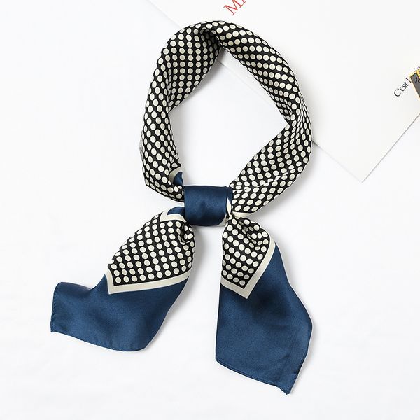 summer women silk neck scarf polka print foulard chic design bandana head wear kerchief new [3971, Blue;gray
summer women silk neck scarf polka print foulard chic design bandana head wear kerchief new [3971, Blue;gray