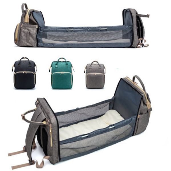 multifunctional mummy bag baby diaper bag bed moms and dads baby backpack/ convertible lightweight stroller
multifunctional mummy bag baby diaper bag bed moms and dads baby backpack/ convertible lightweight stroller
