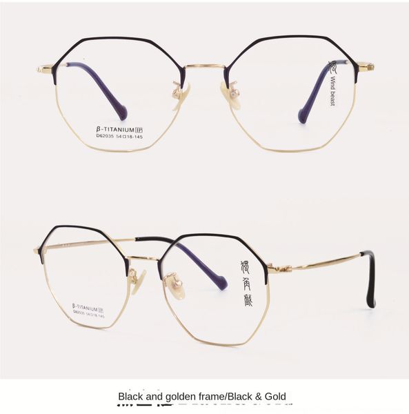 2020b titanium ultra light myopia glasses fashion large frame titanium plate square frame myopia glasses d62035, Silver
2020b titanium ultra light myopia glasses fashion large frame titanium plate square frame myopia glasses d62035, Silver