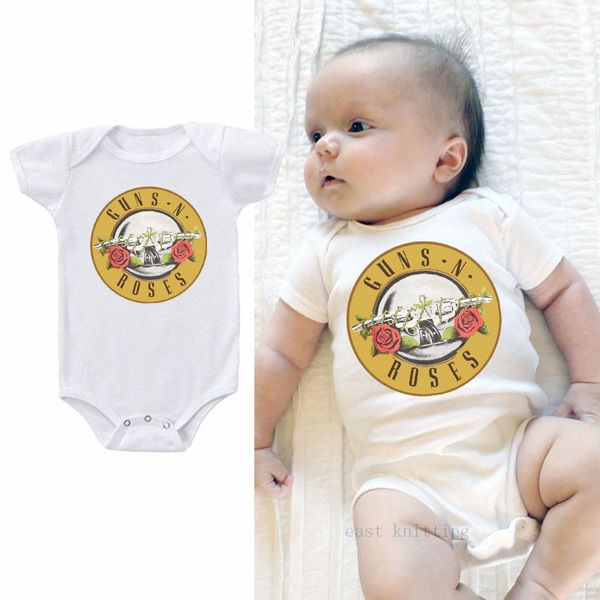 new style baby girls boys rompers short sleeve guns n roses newborn baby clothes print jumpsuit white hot, Blue
new style baby girls boys rompers short sleeve guns n roses newborn baby clothes print jumpsuit white hot, Blue