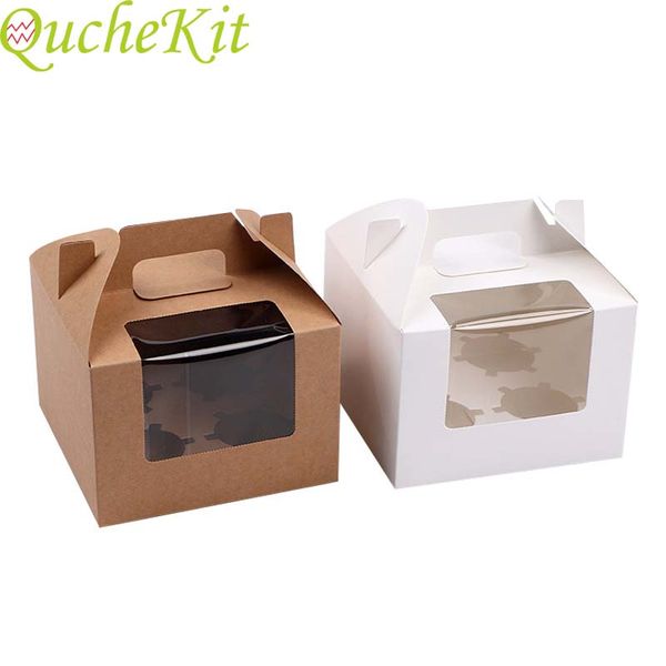 5pcs 4 cup portable kraft paper cupcake box wedding favor gift box dessert cake christmas candy packaging organizer
5pcs 4 cup portable kraft paper cupcake box wedding favor gift box dessert cake christmas candy packaging organizer