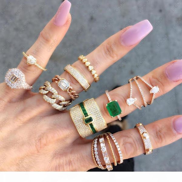 e victoria wieck luxury jewelry 925 sterling silver priincess cut multi z cz diamond gemstones party women wedding stackable ring g, Slivery;golden
e victoria wieck luxury jewelry 925 sterling silver priincess cut multi z cz diamond gemstones party women wedding stackable ring g, Slivery;golden