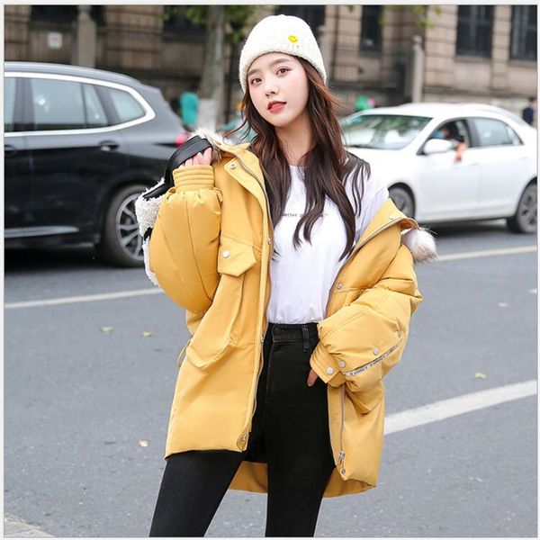 winter coat women 2020 new embroidery casual hooded fur collar loose long parka female thick warm overcoat fashion jacket g701, Black
winter coat women 2020 new embroidery casual hooded fur collar loose long parka female thick warm overcoat fashion jacket g701, Black