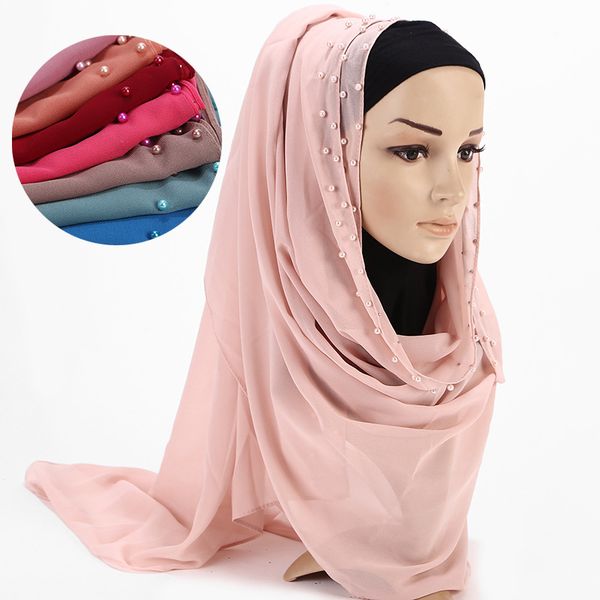 2020 new pearl chiffon muslim scarf islamic clothing wrap shawl hijab femme musulman abaya dubai turban for women headscarf, Red
2020 new pearl chiffon muslim scarf islamic clothing wrap shawl hijab femme musulman abaya dubai turban for women headscarf, Red