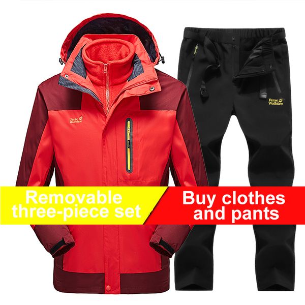 three-in-one detachable assault suits outdoor hiking suit women plus velvet waterproof fishing suit, Blue;black
three-in-one detachable assault suits outdoor hiking suit women plus velvet waterproof fishing suit, Blue;black