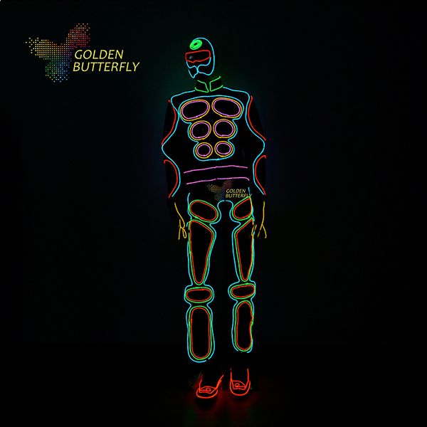 el suits 2020 fashion led clothing luminous costumes glowing gloves shoes light clothing men el masks clothe dance ing, Black;red
el suits 2020 fashion led clothing luminous costumes glowing gloves shoes light clothing men el masks clothe dance ing, Black;red