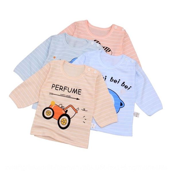 dbdg6 baby clothes clothes t-shirt clothing summer 2020 thin cotton infant striped base shirt 0-3 years old baby long sleeve t-shirt, Blue
dbdg6 baby clothes clothes t-shirt clothing summer 2020 thin cotton infant striped base shirt 0-3 years old baby long sleeve t-shirt, Blue