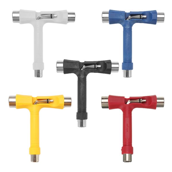 5 colors professional multifunction skateboard all-in-one t-type skate tool screwdriver socket adjusting t-tool for skateboard
5 colors professional multifunction skateboard all-in-one t-type skate tool screwdriver socket adjusting t-tool for skateboard