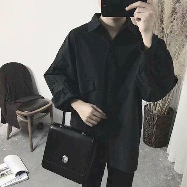 shirt men 2020 autumn new long-sleeved dark hong kong version of the abstinence line loose harajuku tooling jacket male art, White;black
shirt men 2020 autumn new long-sleeved dark hong kong version of the abstinence line loose harajuku tooling jacket male art, White;black