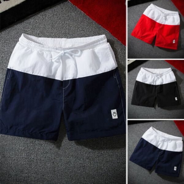 new style men sports training bodybuilding summer casual color patchwork shorts workout fitness gym short pant, White;black
new style men sports training bodybuilding summer casual color patchwork shorts workout fitness gym short pant, White;black