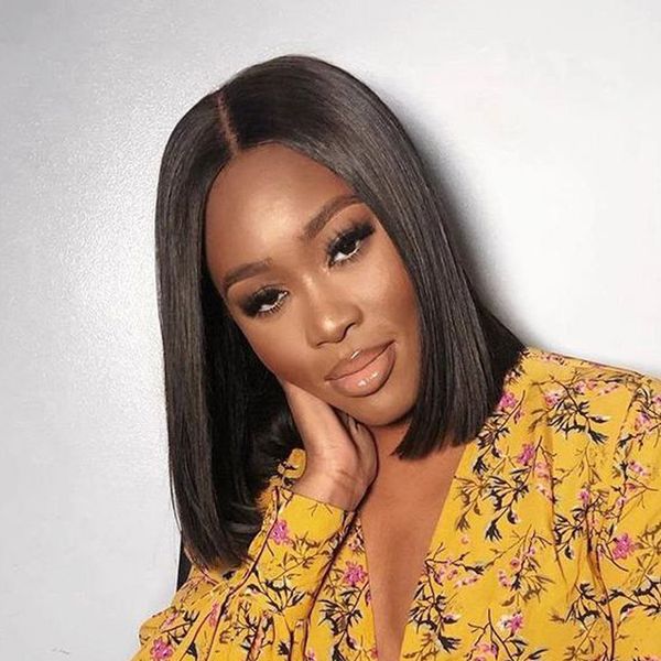 straight 13x4 lace closure wig short human hair wigs bob lace front wigs natural hairline glueless lace front human hair wigs, Black
straight 13x4 lace closure wig short human hair wigs bob lace front wigs natural hairline glueless lace front human hair wigs, Black