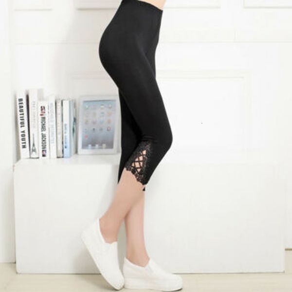 женщины solid кружева декор 3 4 модальные хлопок капри legging pant летней одежды casual один размер drop доставка, Black
женщины solid кружева декор 3 4 модальные хлопок капри legging pant летней одежды casual один размер drop доставка, Black