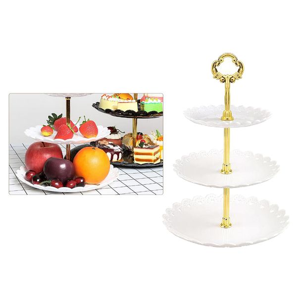 plastic 3 tier cake stand round display storage rack home decor for birthday, wedding, party, etc
plastic 3 tier cake stand round display storage rack home decor for birthday, wedding, party, etc