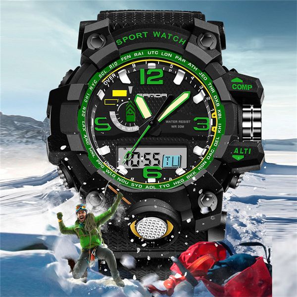 2020 new fashion sport watch for mens alarm camouflage double display cold light electronic waterproof mens, Slivery;brown
2020 new fashion sport watch for mens alarm camouflage double display cold light electronic waterproof mens, Slivery;brown