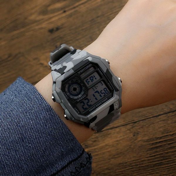 o78md camouflage electronic outdoor sports square outdoor sports watch multi-functional waterproof luminous week calendar for boys and girls, Blue
o78md camouflage electronic outdoor sports square outdoor sports watch multi-functional waterproof luminous week calendar for boys and girls, Blue