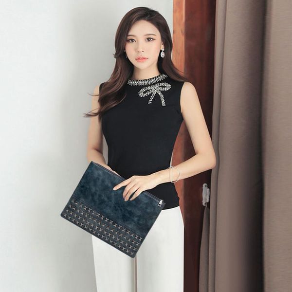 rivet clutch women casual envelope bag female pu leather daily money phone pouch zipper coin purse cards id holder
rivet clutch women casual envelope bag female pu leather daily money phone pouch zipper coin purse cards id holder