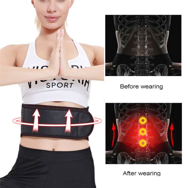 106*14 cm adjustable tourmaline self-heating magnetic therapy waist belt lumbar support waist support brace banded, Black;gray
106*14 cm adjustable tourmaline self-heating magnetic therapy waist belt lumbar support waist support brace banded, Black;gray
