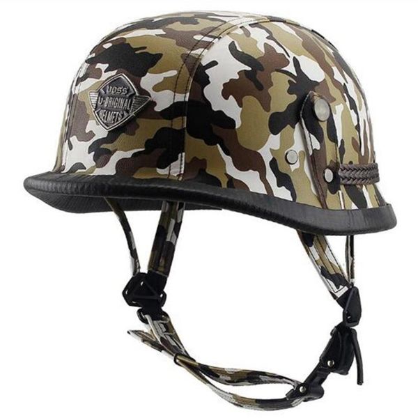 wwii helmet motorcycle vintage half face helmet retro chopper cruiser german matte black motocross accessories 57-61cm
wwii helmet motorcycle vintage half face helmet retro chopper cruiser german matte black motocross accessories 57-61cm