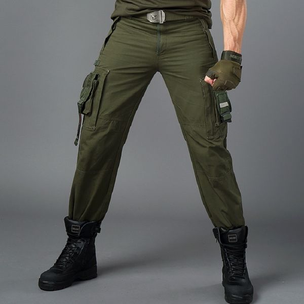men's pants fashion mens cargo tactical male casual army clothing work wear many pocket combat straight jogger, Black
men's pants fashion mens cargo tactical male casual army clothing work wear many pocket combat straight jogger, Black