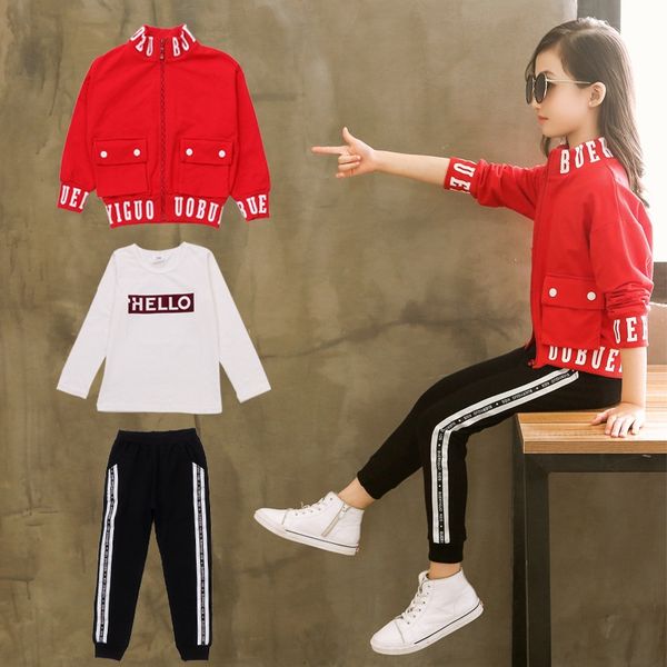 clothing spring new 2020 korean style children's suit children's letter leisure three-piece set
clothing spring new 2020 korean style children's suit children's letter leisure three-piece set