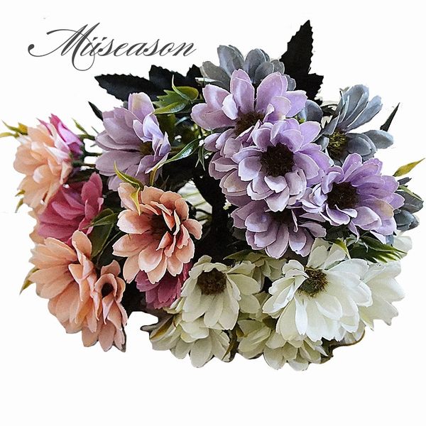 10heads/1bundle silk daisy bride bouquet for christmas home wedding new year decoration fake plants sunflower artificial flowers
10heads/1bundle silk daisy bride bouquet for christmas home wedding new year decoration fake plants sunflower artificial flowers