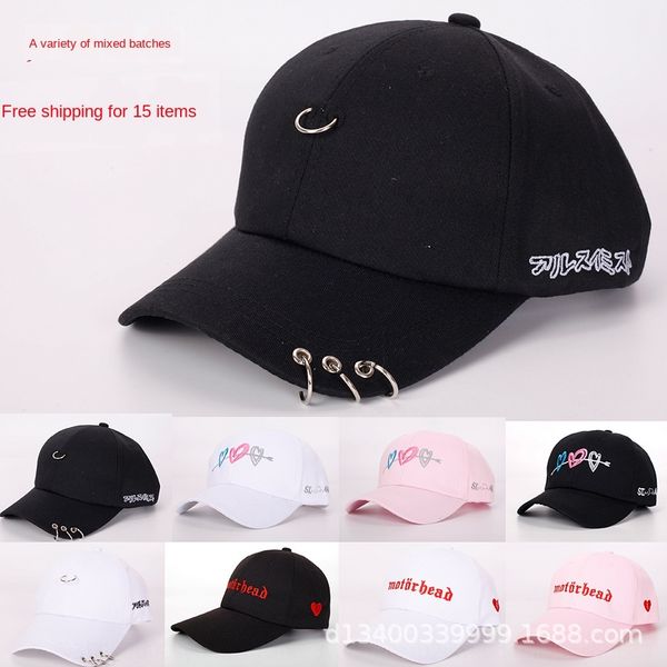 new men' and women' hip-hop baseball baseball cap metal hanging ring quan zhilong same hip-hop cap outdoor sunshade, Blue;gray
new men' and women' hip-hop baseball baseball cap metal hanging ring quan zhilong same hip-hop cap outdoor sunshade, Blue;gray