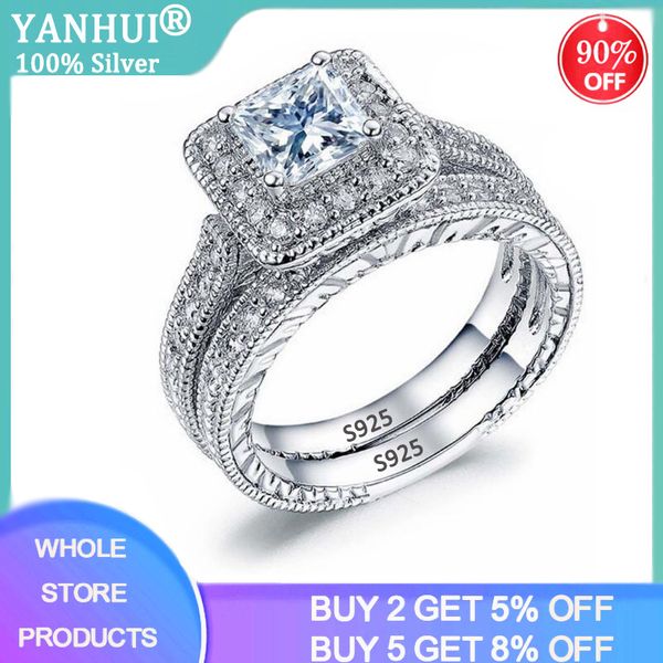 with certificate luxury female band rings sets for women silver 925 jewelry cubic zirconia promise love engagement rings gift, Golden;silver
with certificate luxury female band rings sets for women silver 925 jewelry cubic zirconia promise love engagement rings gift, Golden;silver