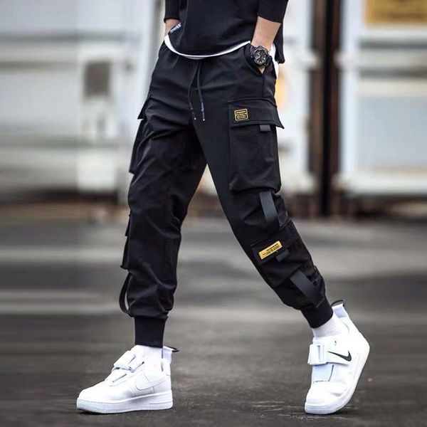 2020 fashion men's cargo pants students formal overalls casual multi-pocket mens jogger pants ankle-length elastic plus size 5xl, Black
2020 fashion men's cargo pants students formal overalls casual multi-pocket mens jogger pants ankle-length elastic plus size 5xl, Black