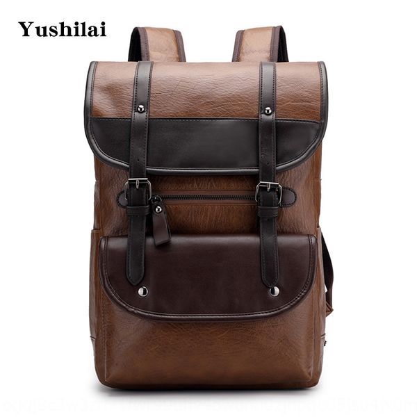 new soft pu backpack men's large capacity english style student bag trend all-match business backpack
new soft pu backpack men's large capacity english style student bag trend all-match business backpack