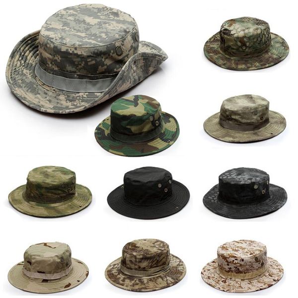 outdoor hats camouflage tactical cap boonie hat us army caps camo men sports sun bucket fishing hiking hunting gear, Black;white
outdoor hats camouflage tactical cap boonie hat us army caps camo men sports sun bucket fishing hiking hunting gear, Black;white