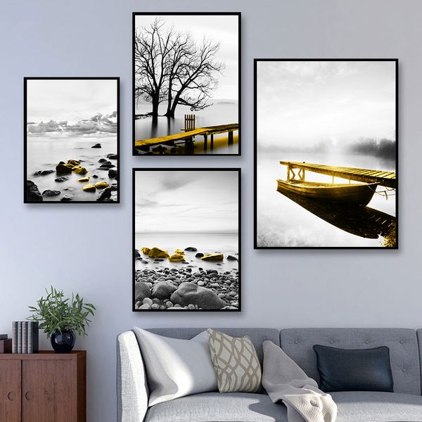 abstract landscape art golden boat and stone lake canvas painting wall art pictures for living room home decor (no frame
abstract landscape art golden boat and stone lake canvas painting wall art pictures for living room home decor (no frame