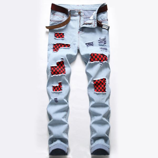 2020mens denim jeans blue black ripped pants version skinny broken h4 italy style bike motorcycle rock revival
2020mens denim jeans blue black ripped pants version skinny broken h4 italy style bike motorcycle rock revival