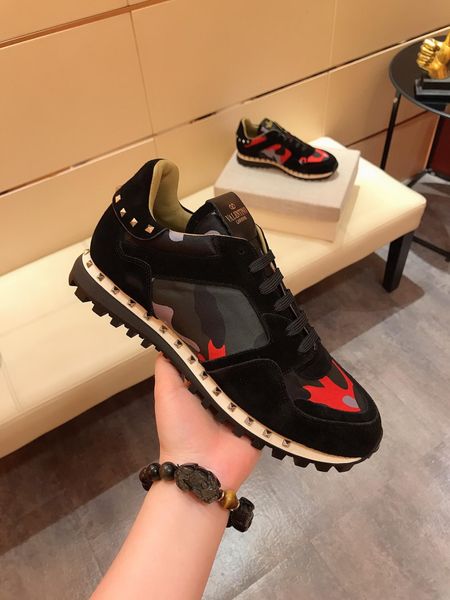 new fashion rock runner camouflage leather sneakers shoes men,women rock studs outdoor casual camustars trainers sports shoes size hy279, Black;red
new fashion rock runner camouflage leather sneakers shoes men,women rock studs outdoor casual camustars trainers sports shoes size hy279, Black;red