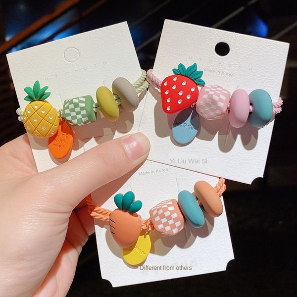 children tie rubber rubber fruit band cute cartoon fruit band girl baby super cute hair rope girl princess hair accessories, Slivery;white
children tie rubber rubber fruit band cute cartoon fruit band girl baby super cute hair rope girl princess hair accessories, Slivery;white
