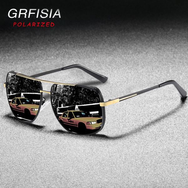 grfisia 2020 new square polarized sunglasses men alloy eyeglasses frame sun glasses male driving night vision goggles gafas x18, White;black
grfisia 2020 new square polarized sunglasses men alloy eyeglasses frame sun glasses male driving night vision goggles gafas x18, White;black