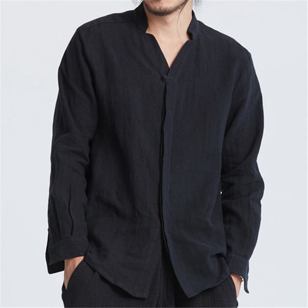 incerun men vintage shirts long sleeve button v neck solid casual shirt loose retro chinese kungfu shirts camisa masculina 2020, White;black
incerun men vintage shirts long sleeve button v neck solid casual shirt loose retro chinese kungfu shirts camisa masculina 2020, White;black