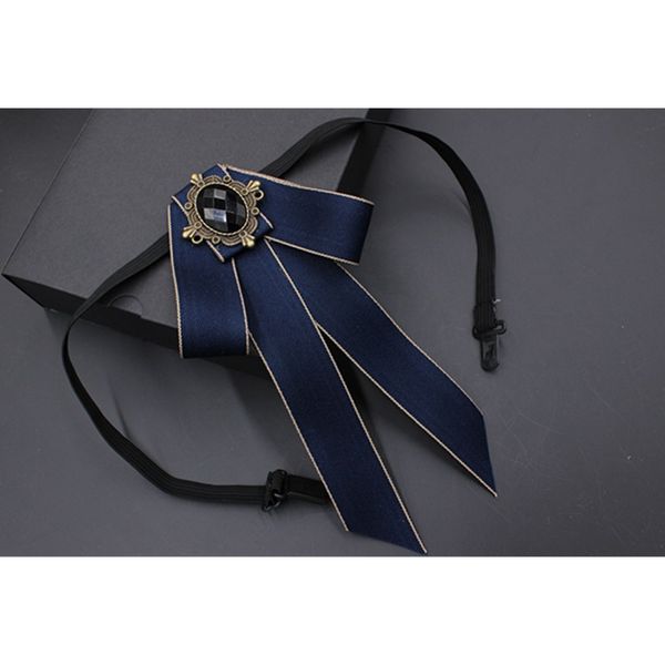 women bow tie vintage lady head diamod ribbon tassel brooch chic girls elegant costume jewelry collar pin girl cravat, Blue;purple
women bow tie vintage lady head diamod ribbon tassel brooch chic girls elegant costume jewelry collar pin girl cravat, Blue;purple
