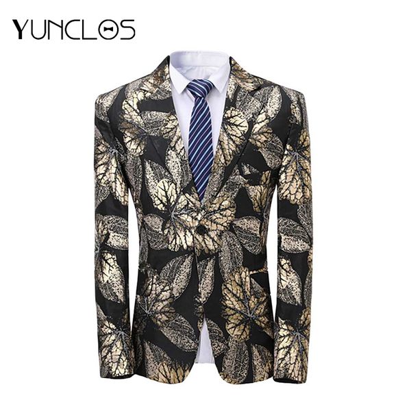 yunclos black golden leaf men suit jacket wedding suits for men party jackets veste homme costume one buckle fashion xs-3xl, White;black
yunclos black golden leaf men suit jacket wedding suits for men party jackets veste homme costume one buckle fashion xs-3xl, White;black