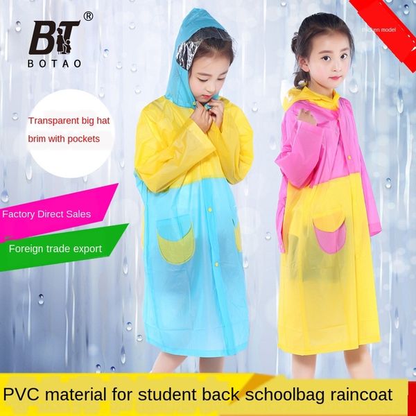 bt fashion pupils cartoon outdoor hiking poncho thickened pvc children's raincoat with bag pearl cloak pearl schoolbag, Red;brown
bt fashion pupils cartoon outdoor hiking poncho thickened pvc children's raincoat with bag pearl cloak pearl schoolbag, Red;brown