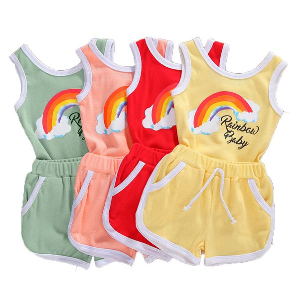 детский жилет 2pcs romper + шорты костюм шея no-sleeve casual цветок радуга thin сыпучего унисекс детская одежда для 0-18m, White
детский жилет 2pcs romper + шорты костюм шея no-sleeve casual цветок радуга thin сыпучего унисекс детская одежда для 0-18m, White